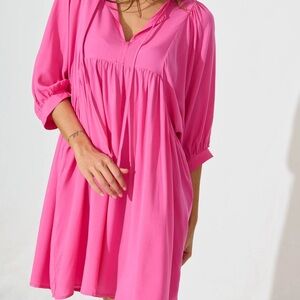 Mille Resort & Travel Pink Mini Dress Sz XL